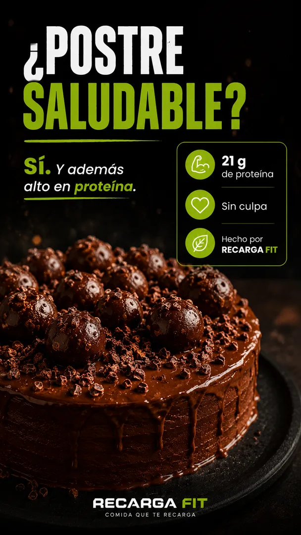 Postre Saludable cacao intenso