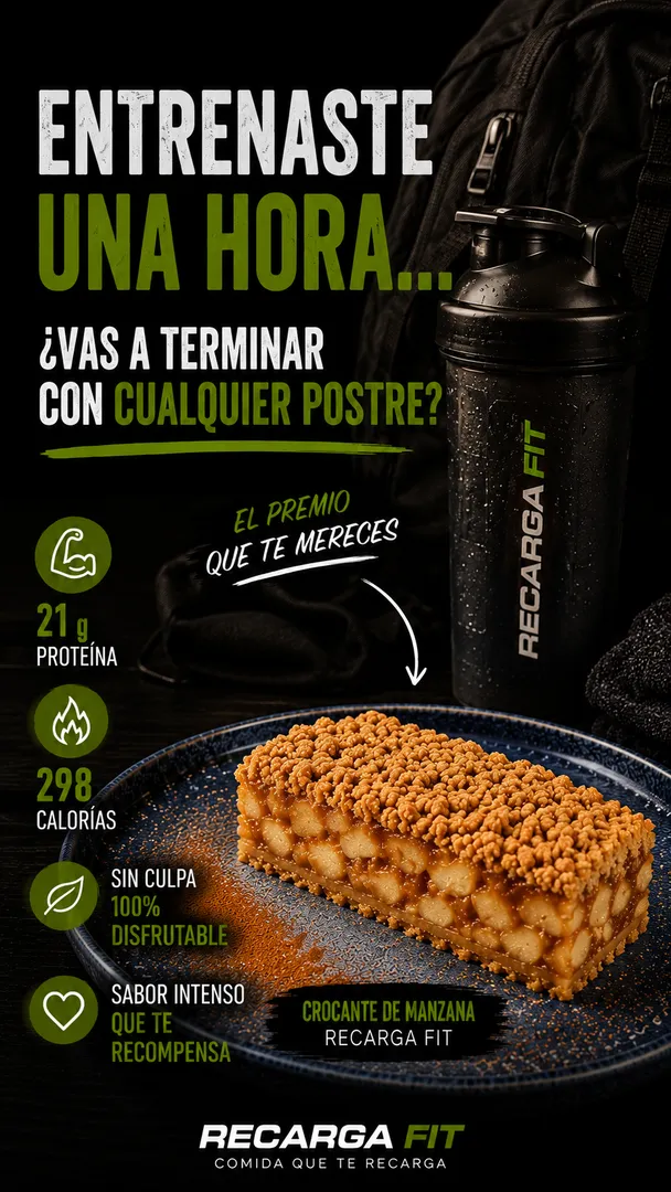 Postre que recarge crocante