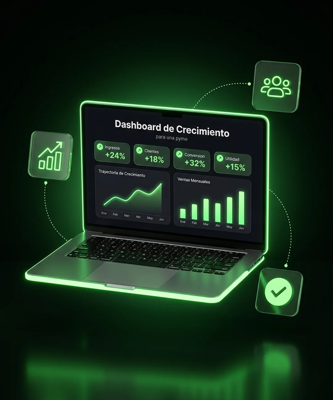 Crecimiento ascendente: acceso a sistemas de clase empresarial para pymes